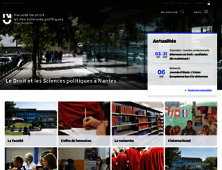 droit.univ-nantes.fr screenshot
