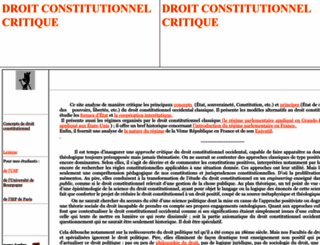 droitconstitutionnel.net screenshot