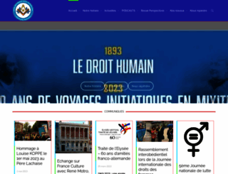 droithumain-france.org screenshot