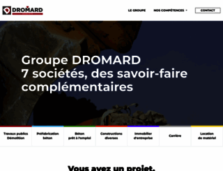 dromard-tp.com screenshot