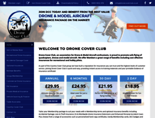 dronecoverclub.co.uk screenshot