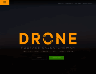 dronefootagesaskatchewan.com screenshot