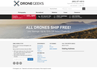 dronegeeks.com screenshot