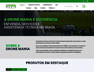 dronemania.com.br screenshot