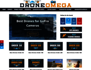 droneomega.com screenshot