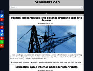 dronepets.org screenshot