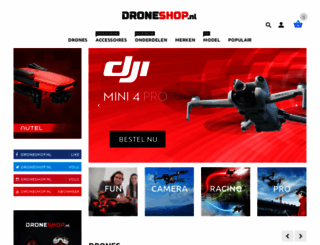 droneshop.nl screenshot