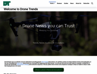 dronetrends.org screenshot