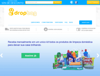 dropbag.com.br screenshot