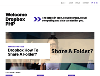 dropbox-php.com screenshot