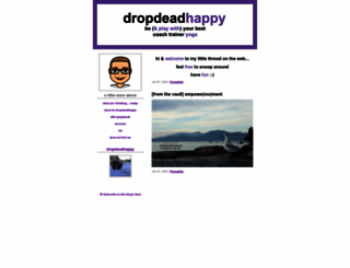 dropdeadhappy.com screenshot