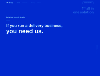 dropdelivery.com screenshot
