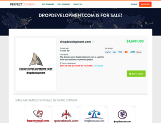 dropdevelopment.com screenshot