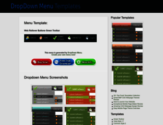 dropdown-menu.com screenshot