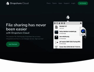 dropshare.cloud screenshot