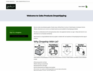 dropship.gekoproducts.co.uk screenshot