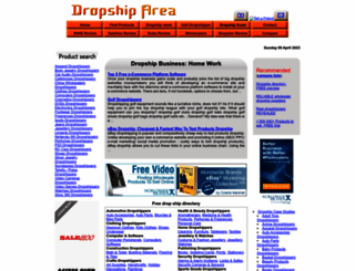 dropshiparea.com screenshot