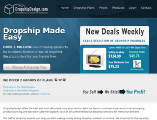 dropshipdesign.com screenshot