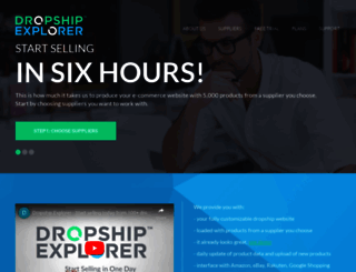 dropshipexplorer.com screenshot