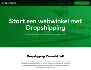 dropshippen.nl screenshot