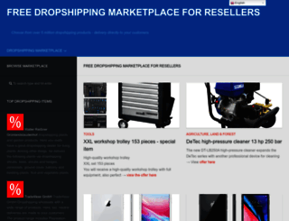 dropshipping-webshop.de screenshot