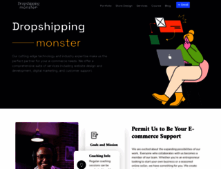 dropshippingmonster.com screenshot