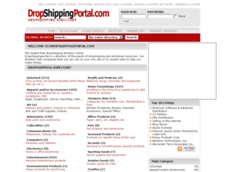 dropshippingportal.com screenshot