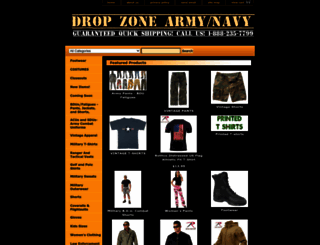 dropzonearmynavy.com screenshot