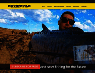 dropzonemag.com screenshot
