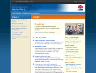 drought.nsw.gov.au screenshot