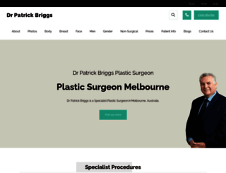 drpatrickbriggs.com.au screenshot