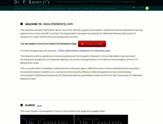 drpbanerji.com screenshot