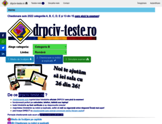 drpciv-teste.ro screenshot