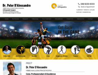 drpeterdalessandro.com.au screenshot