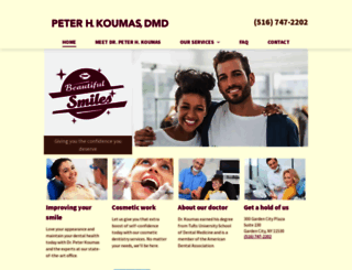 drpkoumasdentalcare.com screenshot
