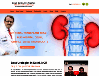 drpradhanurologist.com screenshot