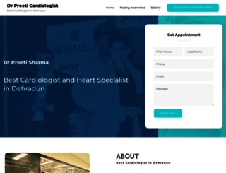 drpreeticardio.com screenshot