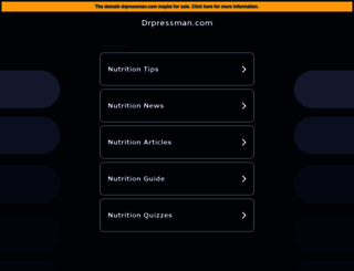 drpressman.com screenshot