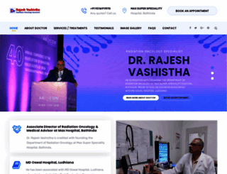 drrajeshvashistha.com screenshot