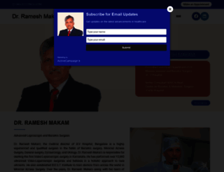 drrameshmakam.com screenshot