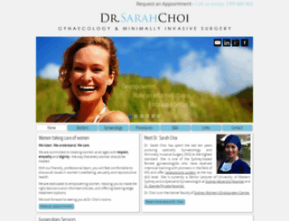 drsarahchoi.com.au screenshot