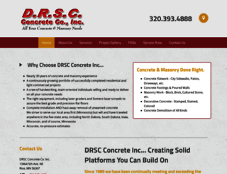 drscconcrete.com screenshot