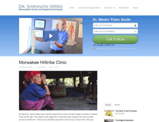 drshannonweeks.com screenshot