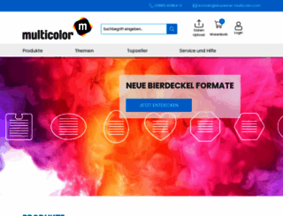 druckerei-multicolor.com screenshot