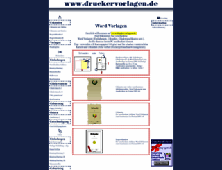 druckervorlagen.de screenshot