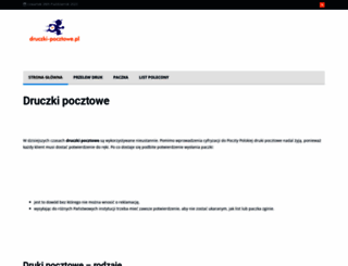 druczki-pocztowe.pl screenshot