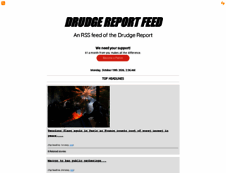drudgereportfeed.com screenshot