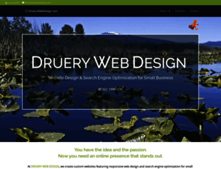 druerywebdesign.com screenshot