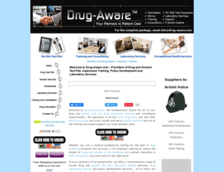 drug-aware.com screenshot