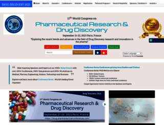 drug.pharmaceuticalconferences.com screenshot